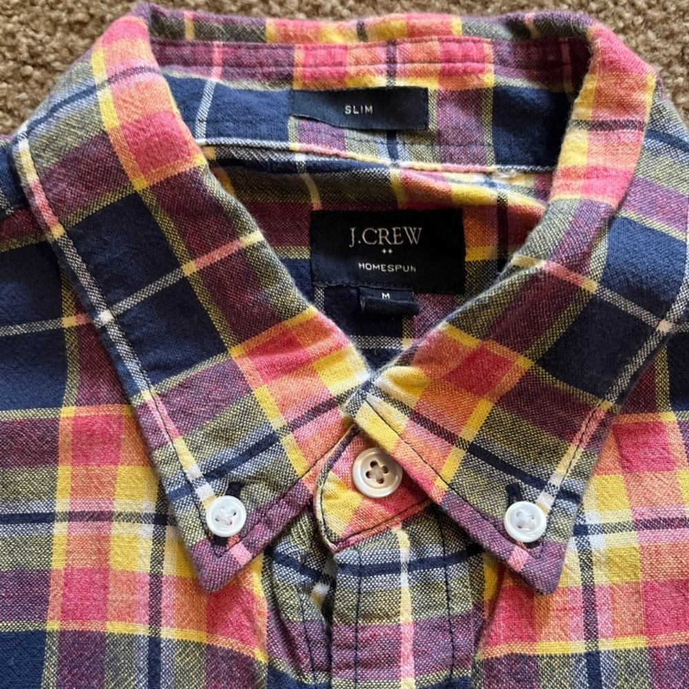 J Crew Men's Casual Dress Shirt M